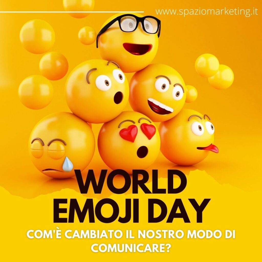 Giornata nazionale delle emoji esempio di post facebook e instagram